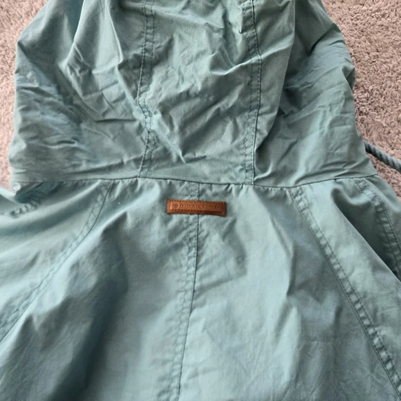 Naketano Benflicker Womens M Blue Teal Anorak Hooded Pullover Jacket Half Zip - Picture 7 of 16